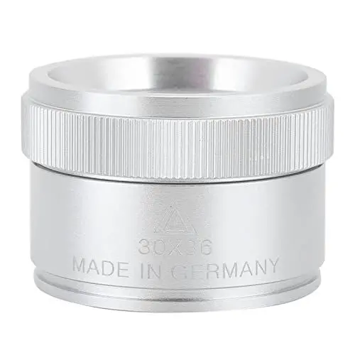 Produktbild: Cocoarm Schmuck Lupe, 30x Vergrößerungslupe für Schmuck, Münzen, Briefmarken & Uhren (Silber)