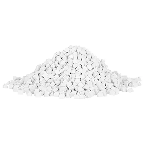 Produktbild: Schmuck Schleifmaterial, Schmuck Polieren Praktisches Keramik Dreieck Schleifmittel 4mm zum Vibrationspolieren Schleifmaschine zum Polieren von Schmuck