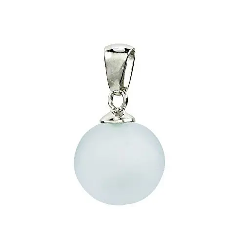 Produktbild: Schmuckboerse24 Aleksander Sternen Murano Star Muranoglas Damen Anhänger aus 925 Sterling Silber mit Muranoglas Kugel matt hellblau