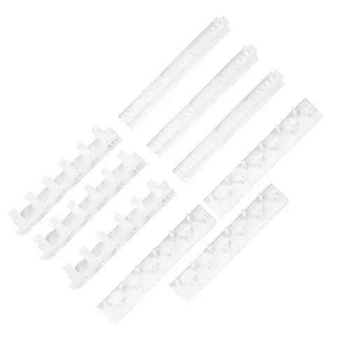 Produktbild: Schmuck-Organizer Zum Aufhängen an der Wand, Haken-Set mit Starkem Kleber, Langlebiger Kunststoff für Halskette, Ring, Ohrringe, Zubehör, Platzsparend