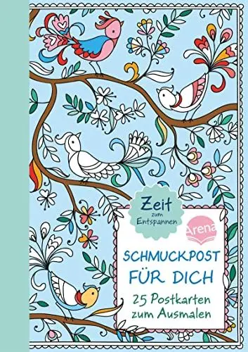 Produktbild: Schmuckpost für dich: 25 Postkarten zum Ausmalen. Zeit zum Entspannen