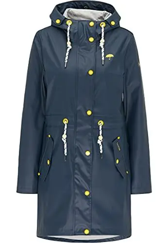 Produktbild: Schmuddelwedda Damen Regenmantel, Marine, 42