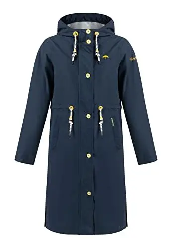 Produktbild: Schmuddelwedda Damen Regenmantel - recyceltes Material 34325021, Marine, XS