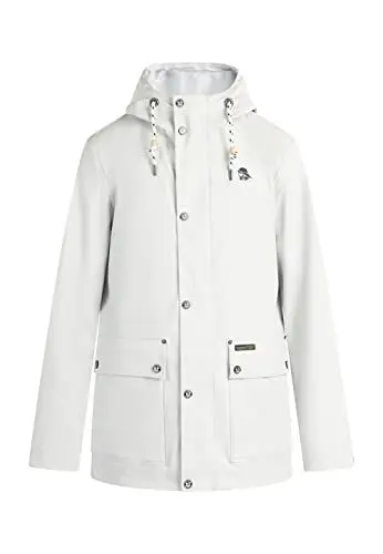 Produktbild: Schmuddelwedda Herren Regenjacke, Grauweiss-280, M