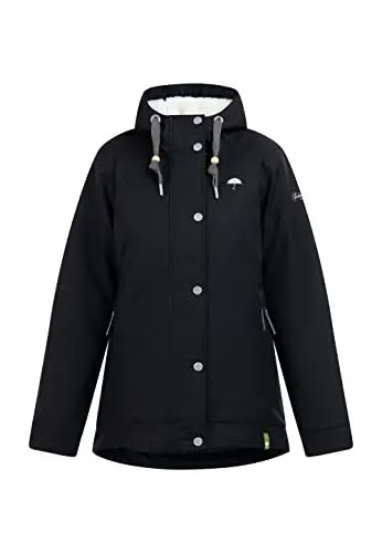 Produktbild: Schmuddelwedda Women's Winter Jacket Winterjacke aus recyceltem Polyester, Schwarz, XL