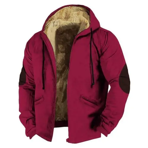 Produktbild: schnaeppchen angebote trainingsjacke herren reflektierende jacke arbeitsjacke winter herren gefüttert winterjacke hereen teddyfell jacke herren weste herren black friday deals