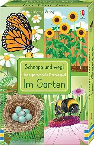 Produktbild: Schnapp und weg! Im Garten (Kinderspiel): Das superschnelle Kartenspiel (Schnapp-und-weg-Reihe)
