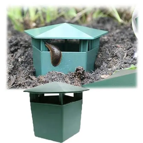 Produktbild: Schneckenfalle Garten, Schneckenfalle, Schneckenfallen, Schneckenfalle Bierfalle, Bierfalle Schnecken, Bierfallen Für Schnecken, Schnecken Falle, Bierfalle, Schneckenfallen Bier, Snail Trap (1, Grün)