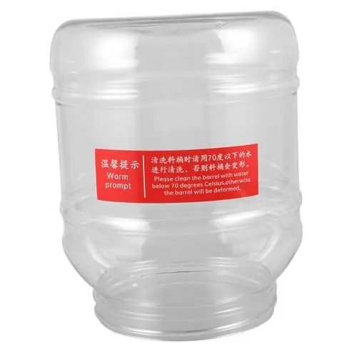Produktbild: Schneeflockenmaschineneimer Im Koreanischen Stil Eimer Für Bierflaschen Eiskübel Für Cocktailbar Schneeflocken-eismaschine, Wassereimer Stangeneimer Bierfass Plastik Transparent PRETYZOOM