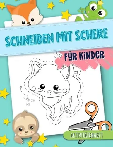 Produktbild: Schneiden mit Schere: Für Kinder: Aktivitätenheft