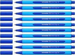 Produktbild: Schneider 152103 Slider Edge M Kugelschreiber (Strichstärke: M, dokumentenecht, Dreikant-Stift) 10er Packung blau