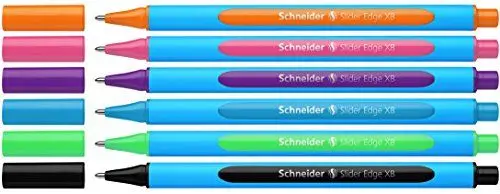 Produktbild: Schneider 152276 Slider Edge XB Kugelschreiber (Dreikant-Stifte mit Strichbreite XB) 6 Stück, sortiert