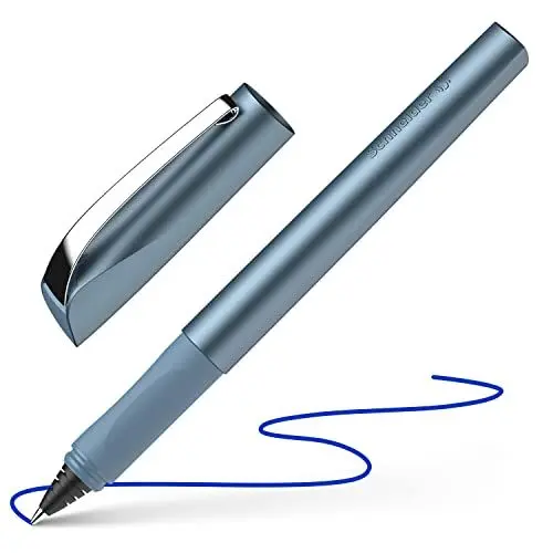 Produktbild: Schneider 186223 Ceod Shiny Tintenroller (Rechts- und Linkshänder, Strichstärke M, inkl. Tintenpatrone Königsblau) Blue