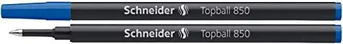Produktbild: Schneider 8503 Topball 850 Tintenroller Mine (Euro-Format, Strichstärke 0,5 mm) 10er Packung blau