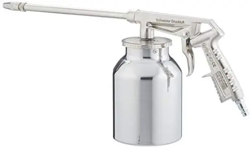 Produktbild: SCHNEIDER SPP-SM Sprühpistole mit 1,0 L Saugbecher, einstellbarem Sprühbild, zum Entfetten, Einölen und Desinfizieren, inklusive Bedienungsanleitung
