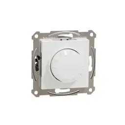 Produktbild: Schneider Electric Asfora EPH6870121D Dimmerschalter, Drehdimmer für LED Lampen Halogenlampen, 230V, 0-370W, Unterputz,Phasenabschnitt weiß