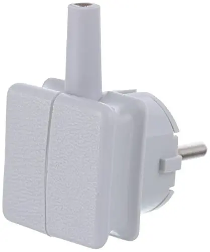 Produktbild: Schneider Electric Merten bruchgeschützter Schuko-Stecker mit Knickschutztülle, grau, 250V, Artikelnummer 120963