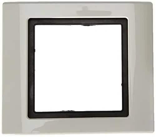 Produktbild: Schneider Electric Merten 400119 AQUADESIGN-Rahmen für Steckdose und Schalter 1-fach, polarweiß