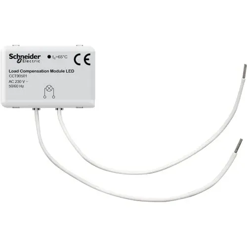 Produktbild: Schneider Electric Merten CCT90501 Argus LED Lampen Kompensationsmodul zur Verbesserung des Verhaltens von LED-Lampen in Kombination mit Dimmern im Phasenabschnittbetrieb