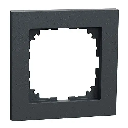 Produktbild: Schneider Electric MEG4010-3614, anthrazit, Merten Rahmen, 1fach, M-Pure, 1-Fach