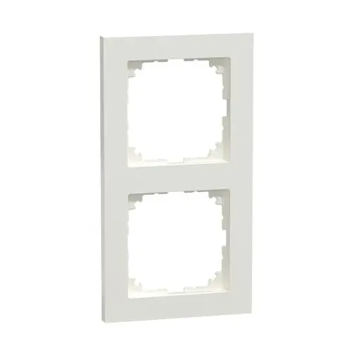 Produktbild: Schneider Electric Merten M-Pure-Rahmen für Steckdosen und Schalter, 2-fach, polarweiss, Artikelnummer MEG4020-3619