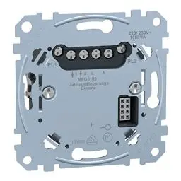 Produktbild: Schneider Electric Merten Einsatz für Rollladen-, Markisen- und Jalousiesteuerung und -schalter, Unterputz, metallic, Artikelnummer MEG5165-0000