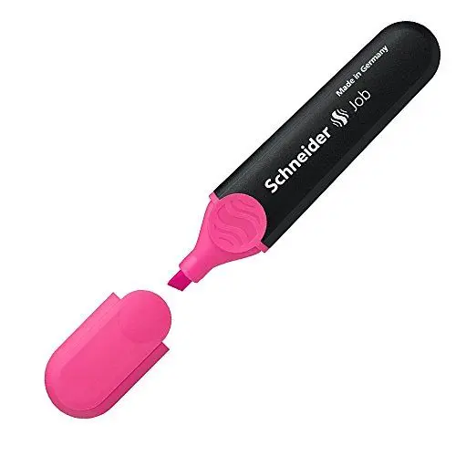 Produktbild: Schneider Schreibgeräte Textmarker Job, nachfüllbar, rosa, 1 Stück (1er Pack)