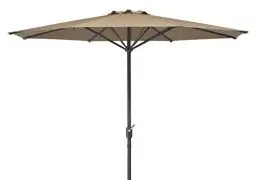 Produktbild: Schneider Sonnenschirm Korsika, natur, 320 cm rund, 711-81, Gestell Alu/Stahl, Bespannung Polyester, 8.1 kg