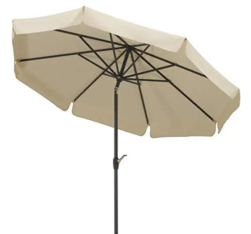Produktbild: Schneider Sonnenschirm Orlando, natur, 270 cm rund, 783-02, Gestell Alu/Stahl, Bespannung Polyester, 5.7 kg