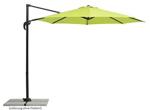 Produktbild: Schneider Sonnenschirm Rhodos Junior, apfelgrün, 300 cm rund, 760-78, Gestell Alu/Stahl, Bespannung Polyester, 17.2 kg