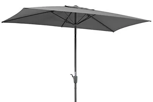 Produktbild: Schneider Sonnenschirm Tunis, anthrazit, 270 x 150 cm rechteckig, 742-15, Gestell Stahl, Bespannung Polyester, 5.8 kg