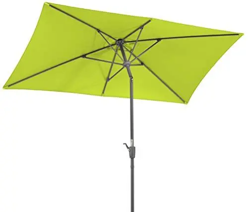 Produktbild: Schneider Sonnenschirm Tunis, apfelgrün, 270 x 150 cm rechteckig, 742-78, Gestell Stahl, Bespannung Polyester, 5.8 kg