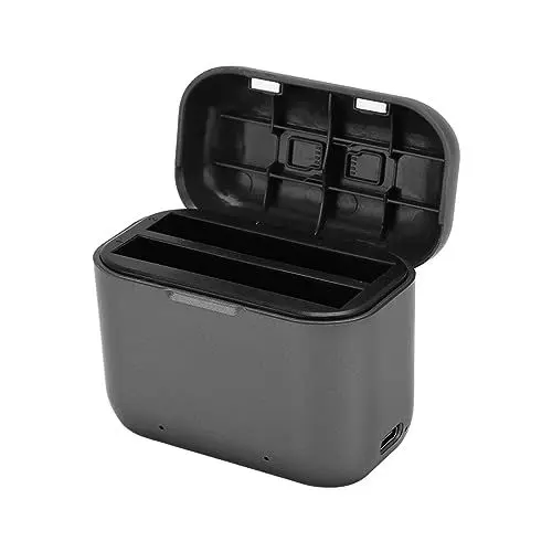 Produktbild: Schnelles Ladegerät für X3 Kamera, tragbare Zweikanal Schnellladestation mit Typ C Kabel für X3