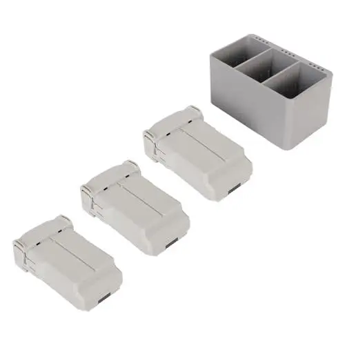 Produktbild: 3-Kanal-Drohnen-Akku-Ladehub, 3850 MAh, Ersatzakku fürMini 3 Pro, Schnelles Aufladen, Sicherer Schutz, Lange Flugzeit, Leicht