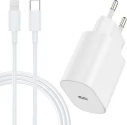 Produktbild: Schnellladegerät,20W USB C Ladegerät mit Ladekabel 3M Original,Type C Ladestecker,Power Adapter Netzteil mit Long 10ft Lightning Kabel für Apple iPhone 13/12/11/14 Pro Max/X/XR/XS/8/ Mini/iPad