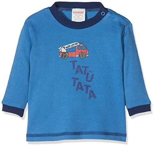 Produktbild: Schnizler Baby - Jungen Sweat-Shirt Interlock Feuerwehr 813166, 7 - Blau, 56