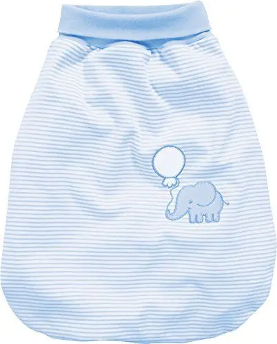 Produktbild: Schnizler Unisex Kinder 800716 Strampelsack Interlock Elefant, 17-Bleu, Einheitsgröße