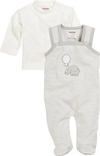 Produktbild: Schnizler Unisex Baby Strampler-set Interlock Elefant 813021, 2 - Natur, 68