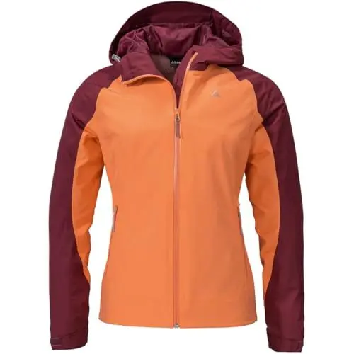 Produktbild: Schöffel Damen Jacket Wamberg L Regenjacke, Dark Burgundy, 36