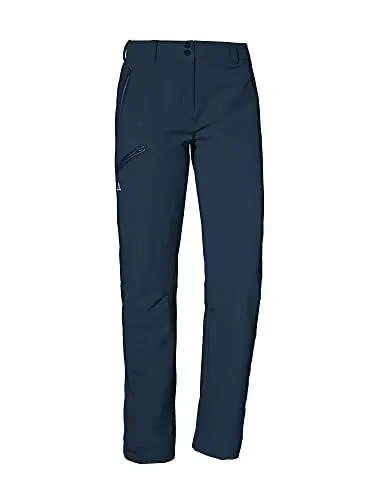 Produktbild: Schöffel Damen Pants Ascona Warm L, warme Wanderhose mit 4 Wege-Stretch, wasserabweisende, atmungsaktive Thermohose, navy blazer, 40