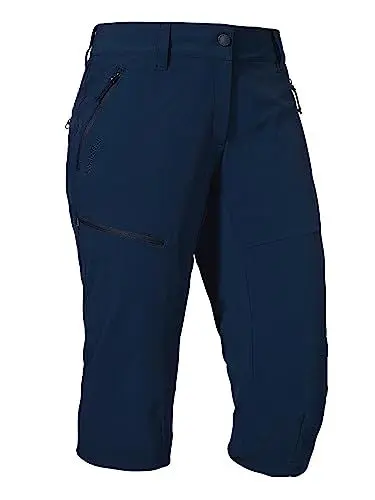 Produktbild: Schöffel Damen Pants Caracas2, leichte und kühlende Wanderhose aus elastischem Stoff, vielseitige Outdoor Hose mit optimaler Passform und praktischen Taschen, dress blues, 46