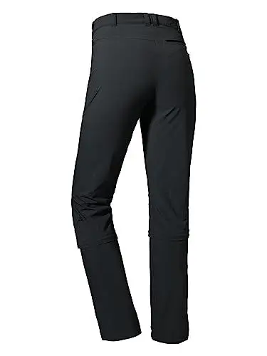Produktbild: Schöffel Damen Pants Engadin1, strapazierfähige Damen Hose für Wanderungen, wasserabweisende Outdoor Hose mit sportlichem Schnitt, black, 46