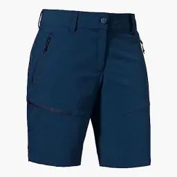 Produktbild: Schöffel Damen Shorts Toblach2, leichte und kühlende kurze Wanderhose mit elastischem Stoff, vielseitige Outdoor Hose mit optimaler Passform und praktischen Taschen, dress blues, 38