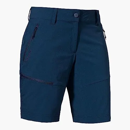 Produktbild: Schöffel Damen Shorts Toblach2, leichte und kühlende kurze Wanderhose mit elastischem Stoff, vielseitige Outdoor Hose mit optimaler Passform und praktischen Taschen, dress blues, 38
