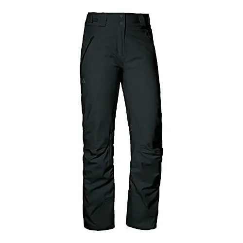 Produktbild: Schöffel Damen Weissach L, wasser- und winddichte Skihose, warme Schneehose mit Verstärkung gegen Skikantenschläge und Schneefang, black, 42