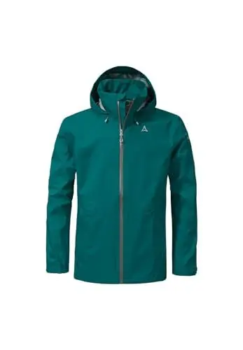 Produktbild: Schöffel Herren 2.5L Jacket Aiplspitz M, leichte Outdoor Jacke, wasserdicht & atmungsaktiv, Regenjacke aus 2,5-Lagen Venturi mit 2-Wege-Stretch und verstellbarer Kapuze, quartz, 50