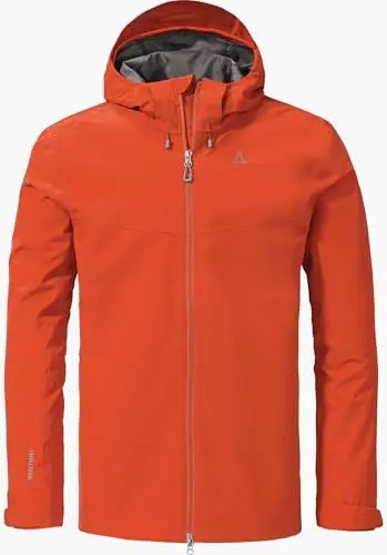 Produktbild: Schöffel Herren 2L Jacket Ankelspitz M, bequeme Outdoor Jacke, wasserdicht & atmungsaktiv, Regenjacke aus elastischem Venturi Material, praktische Innentasche, poinciana, 56