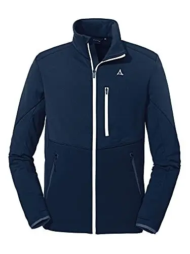 Produktbild: Schöffel Herren Fleece Jacket Lodron M, atmungsaktive Fleecejacke aus 4-Wege-Stretch, Funktionsjacke mit Body-Mapping Technologie und Original ÖSV Logos, black, 48