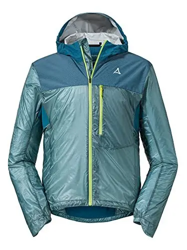Produktbild: Schöffel Herren Hybrid Jkt Flow Trail M, extrem leichte MTB Jacke, winddichte, atmungsaktive Fahrradjacke mit vorgeformten Ellbogen, cloudy storm, 48