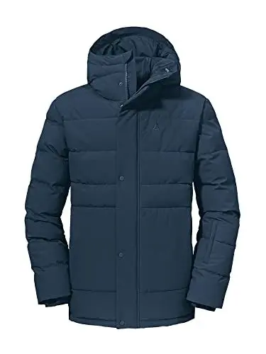 Produktbild: Schöffel Herren Ins. Jacket Eastcliff M, atmungsaktive, wasserdichte Winter Wanderjacke, Outdoorjacke mit verstellbarer Kapuze und praktischen Taschen, navy blazer, 48